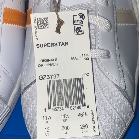 ๐๐๐
๐ผ NWT ADIDAS superstar gz3737 - Picture 12 of 13